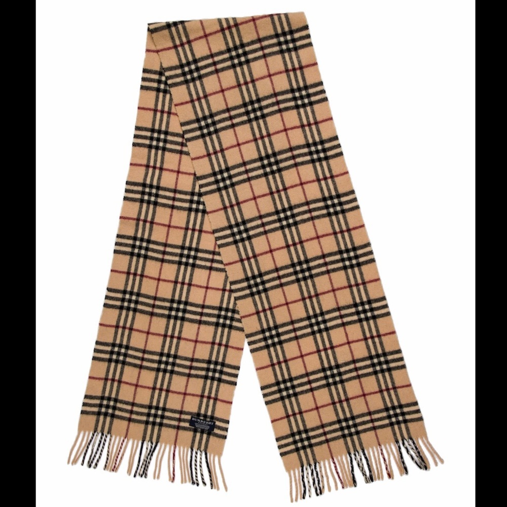 NWNT 🔥 BURBERRY LONDON Lambswool Plaid Print Scarf